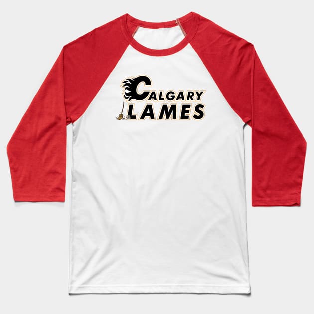 Calgary (Swept) Lames Baseball T-Shirt by Roufxis